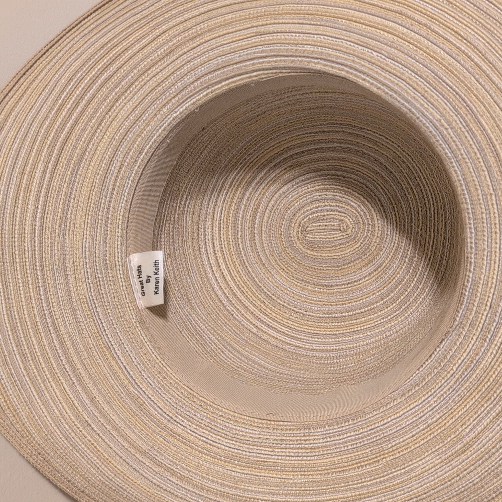 Elegant Cream Sun Hat - Picture 3 of 3